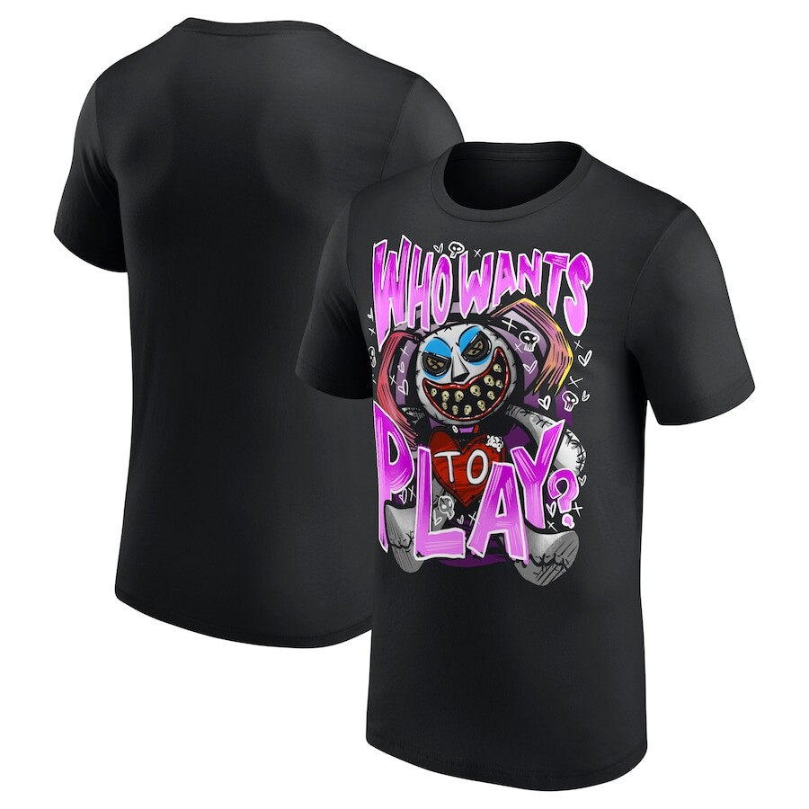 

Футболка с коротким рукавом WWE Authentic Alexa Bliss, черный