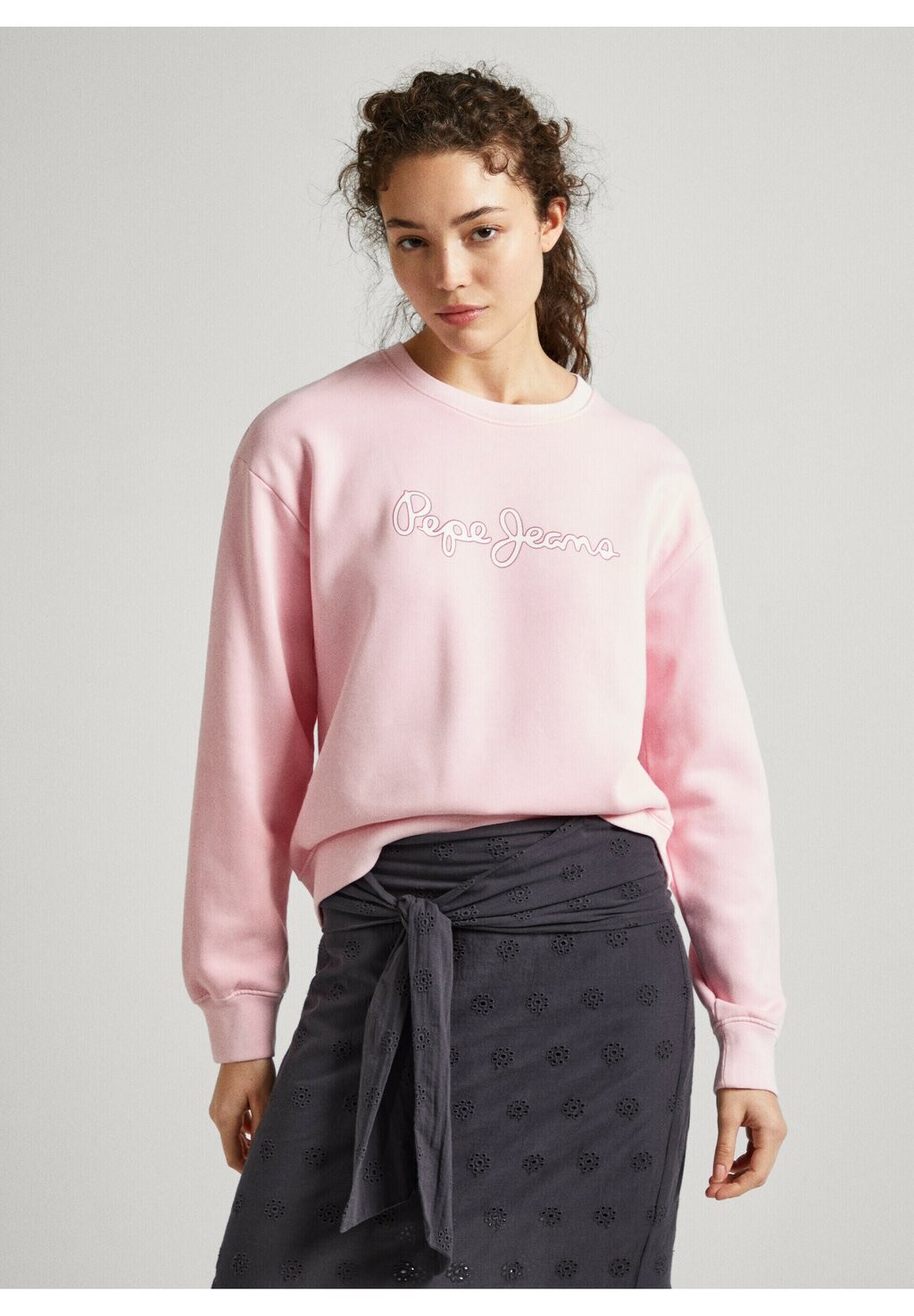 

Толстовка с капюшоном Pepe Jeans, розовый