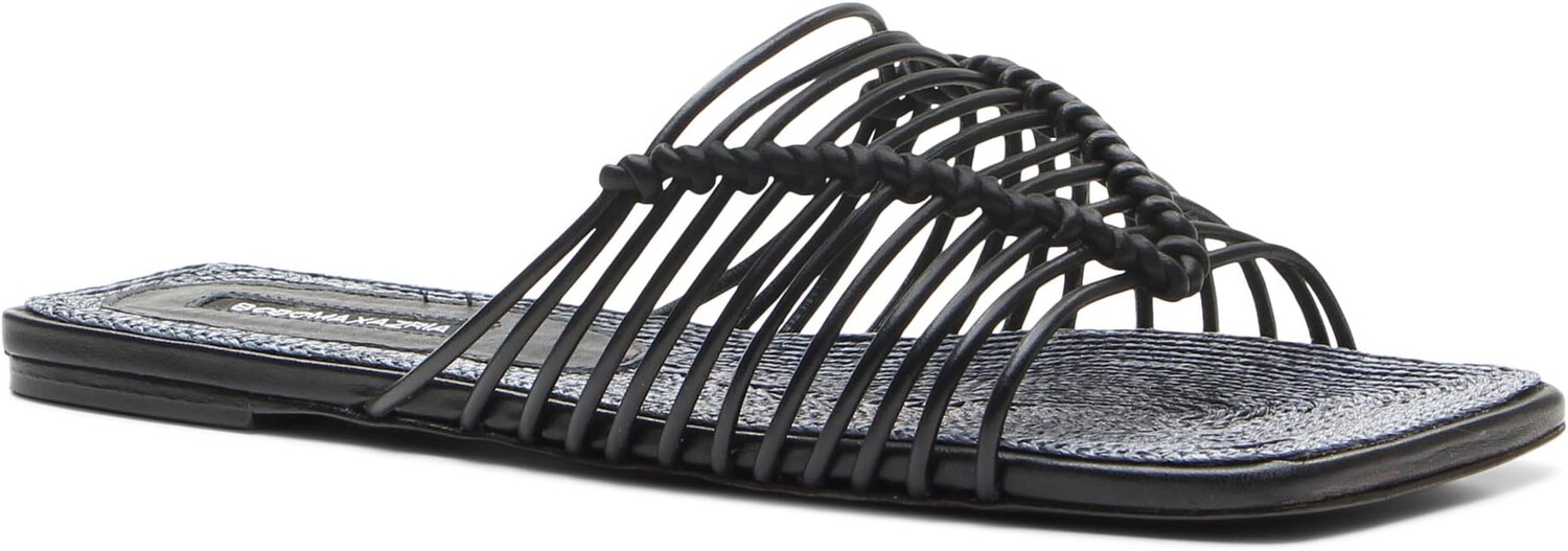 

Сандалии на плоской подошве Ryoni Slide Sandal BCBGMAXAZRIA, черный