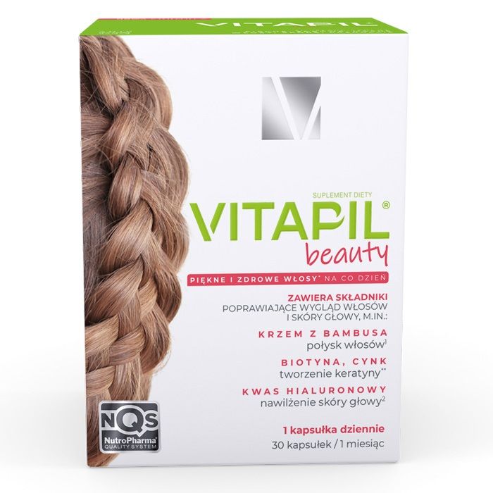 Vitapil Beauty подготовка волос, кожи и ногтей, 30 шт. биотин nature made для волос кожи и ногтей 2500 мкг 60 капсул