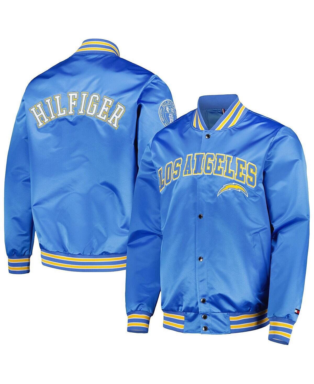 

Мужская пудрово-синяя куртка на кнопках Los Angeles Chargers Elliot Varsity Tommy Hilfiger, Синий