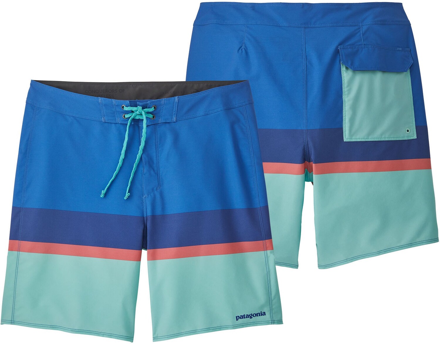 

Шорты для доски Hydropeak — мужские, внешний шов 18 дюймов Patagonia, синий