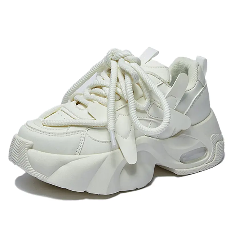 

Кроссовки женские толстые низкие Klammkicks, кремовый