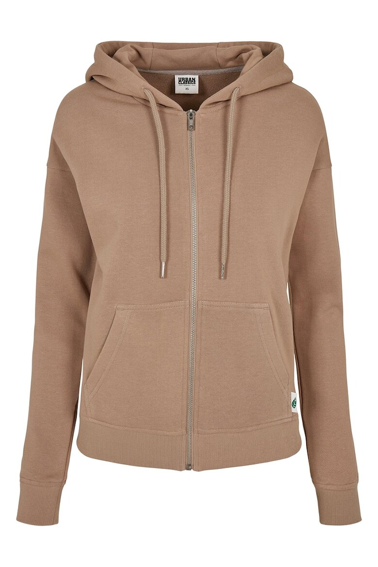 

Хлопковая толстовка на молнии Urban Classics, коричневый