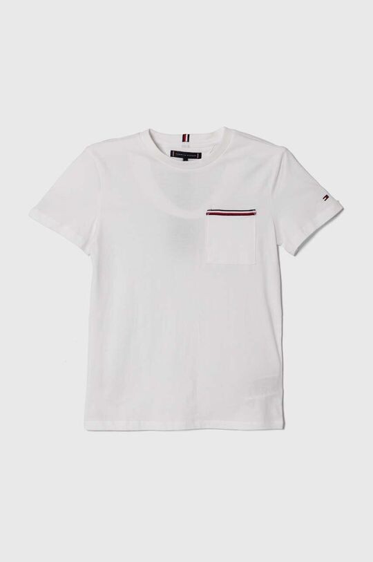

Хлопковая футболка для детей Tommy Hilfiger, белый