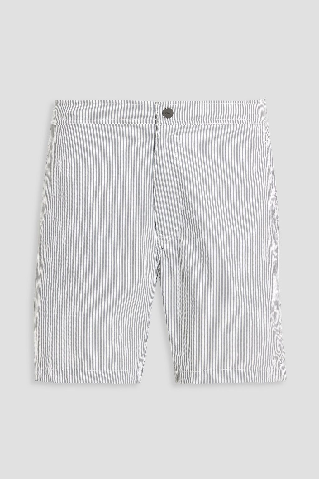 цена Calder короткие плавки-шорты в полоску ONIA, серый