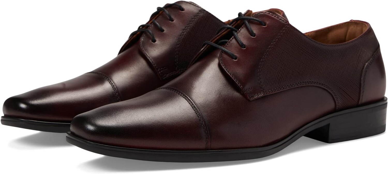 

Оксфорды Jackson Cap Toe Oxford Florsheim, цвет Burgundy