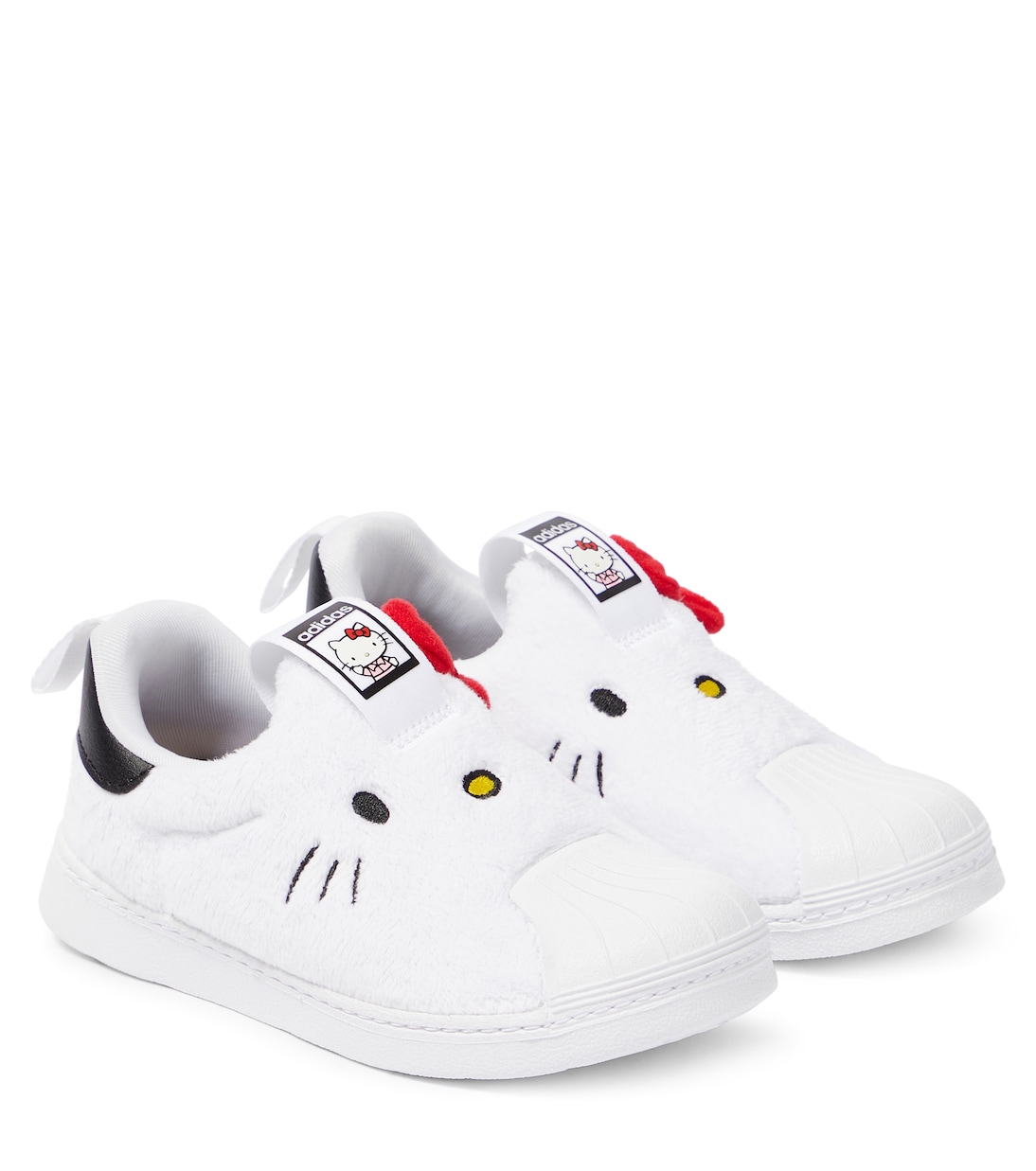 цена Кроссовки hello kitty superstar 360 Adidas Originals Kids, белый
