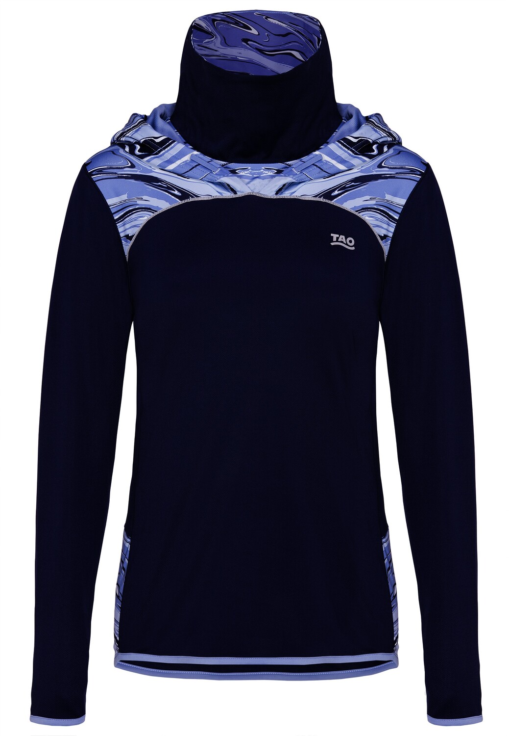 

Лонгслив TAO Funktions HOODIE, темно синий
