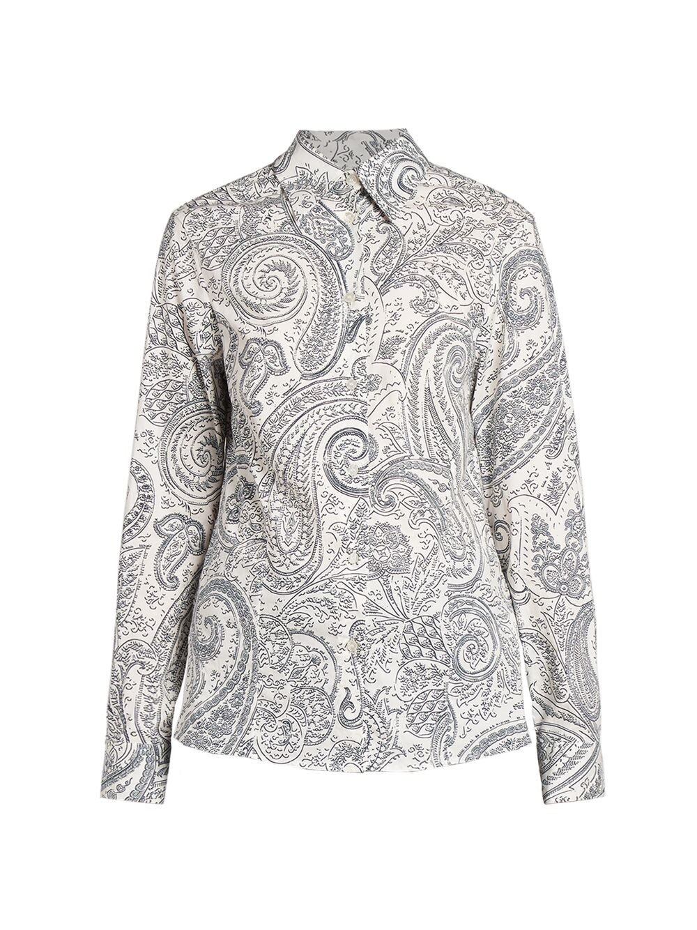 

Рубашка с узором пейсли Блотч Etro, белый