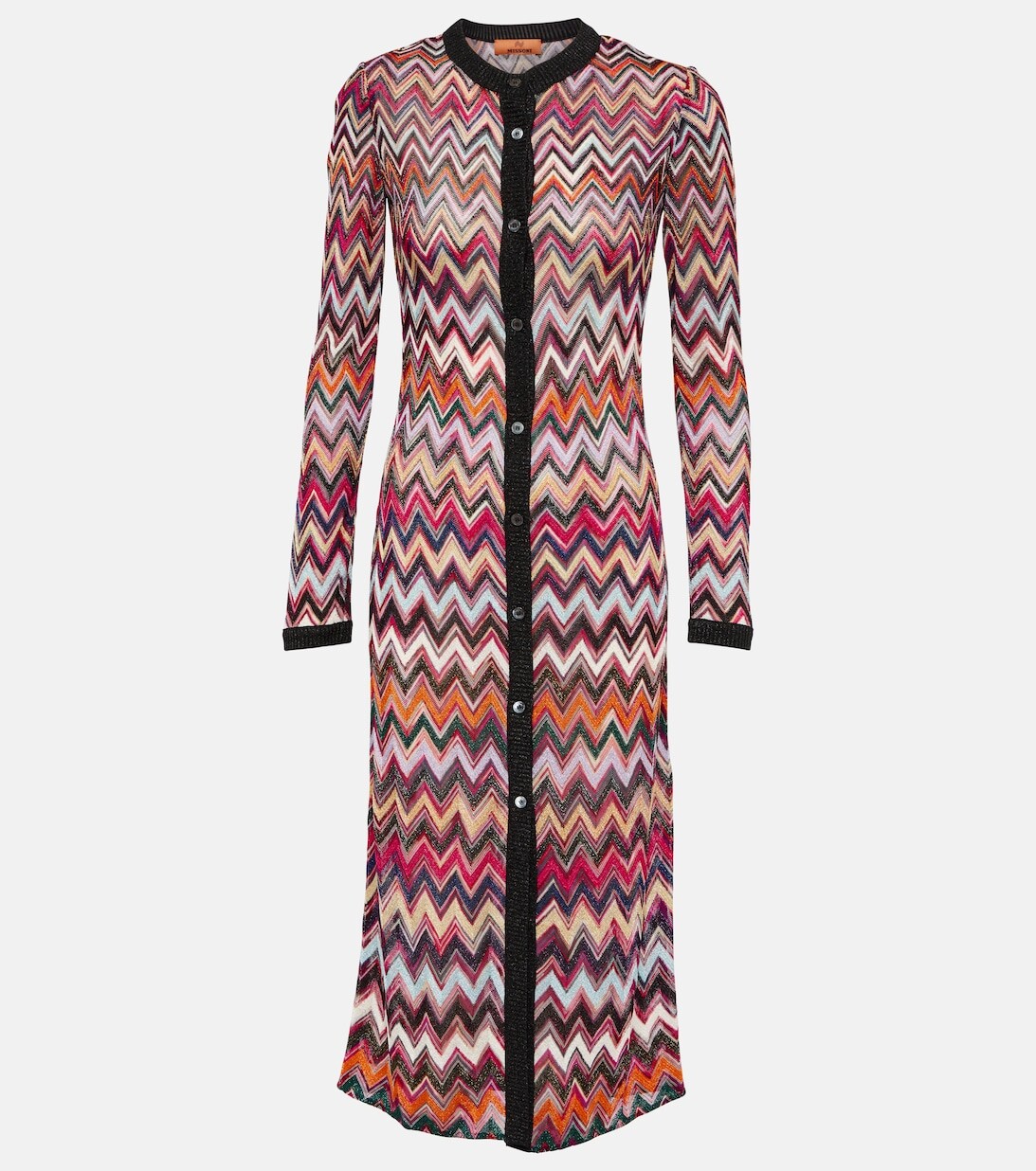 

Зигзагообразный кардиган MISSONI, разноцветный, Коричневый