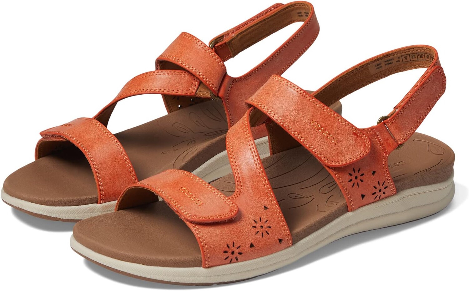 

Сандалии на плоской подошве Tala Asym Cobb Hill, цвет Coral Synthetic