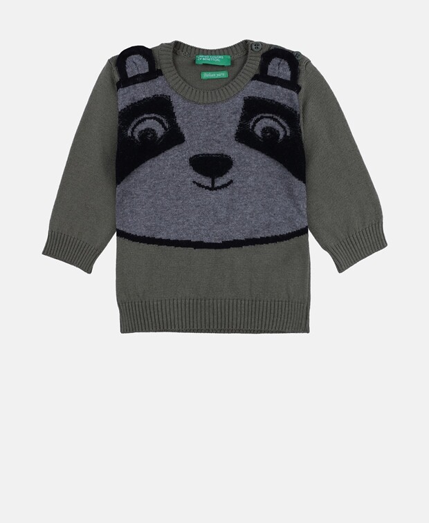 

Джемпер с длинными рукавами United Colors of Benetton, хаки
