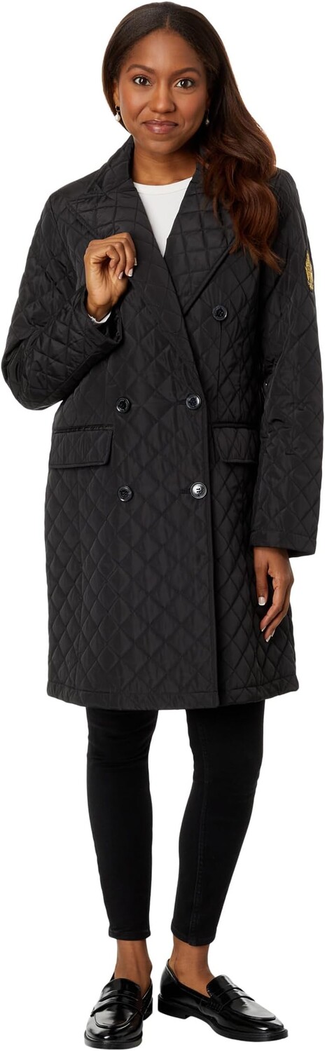 

Куртка DB Quilt Pea Coat LAUREN Ralph Lauren, черный