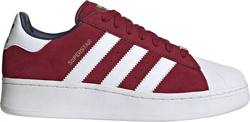 

Мужские кроссовки Adidas Superstar XLG, бордовый/синий