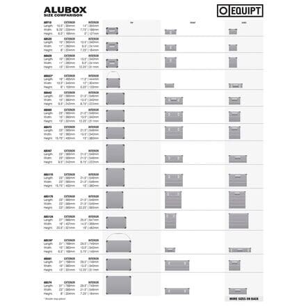 

Алюминиевый корпус 67л ALUBOX, цвет One Color