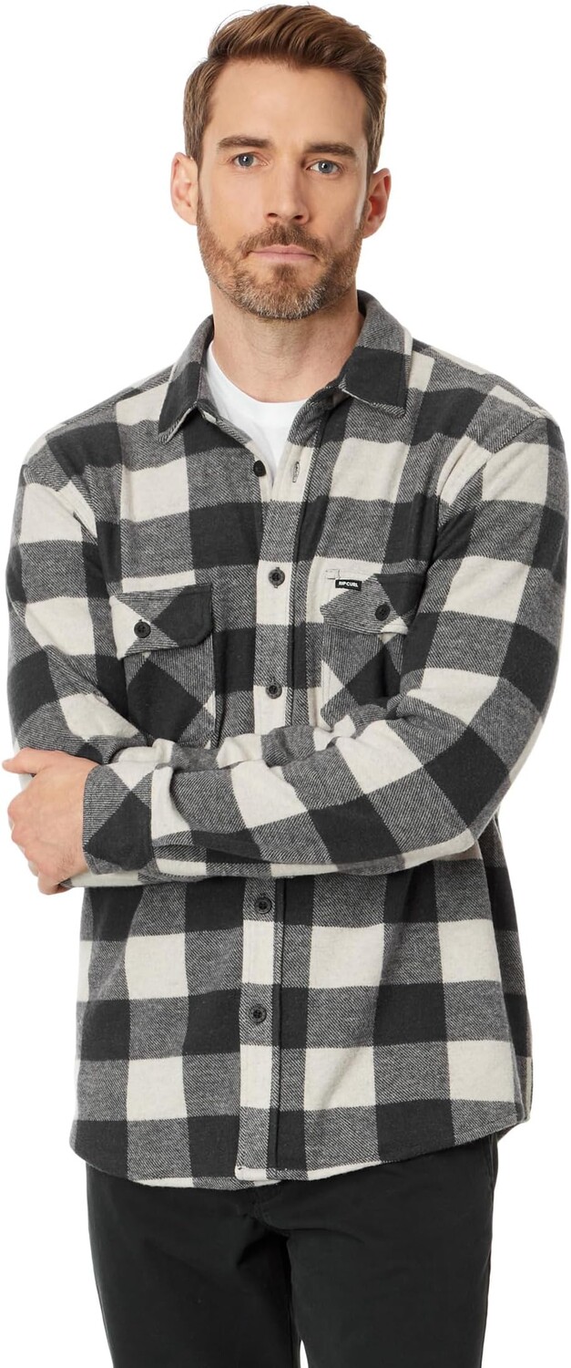 

Рубашка Rip Curl Grid Long Sleeve Woven, черный