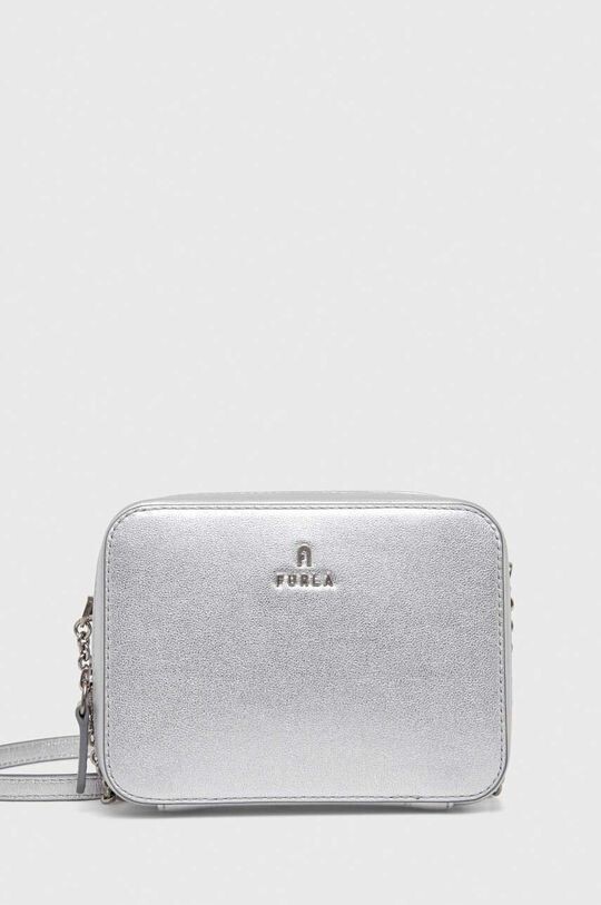

Кожаная сумка Camelia Furla, серебро