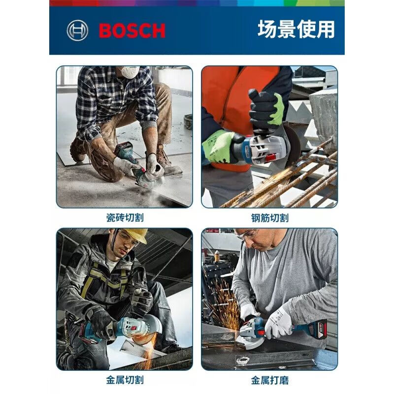 Угловая шлифовальная машина Bosch GWS 18V-10 + два аккумулятора 4.0Ah