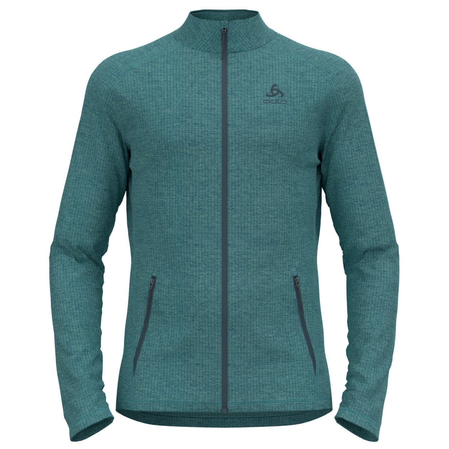 Флисовая жилетка Odlo Midlayer Full Zip Tencia, цвет Arctic Melange термокомбинезон simms fleece midlayer bib s raven