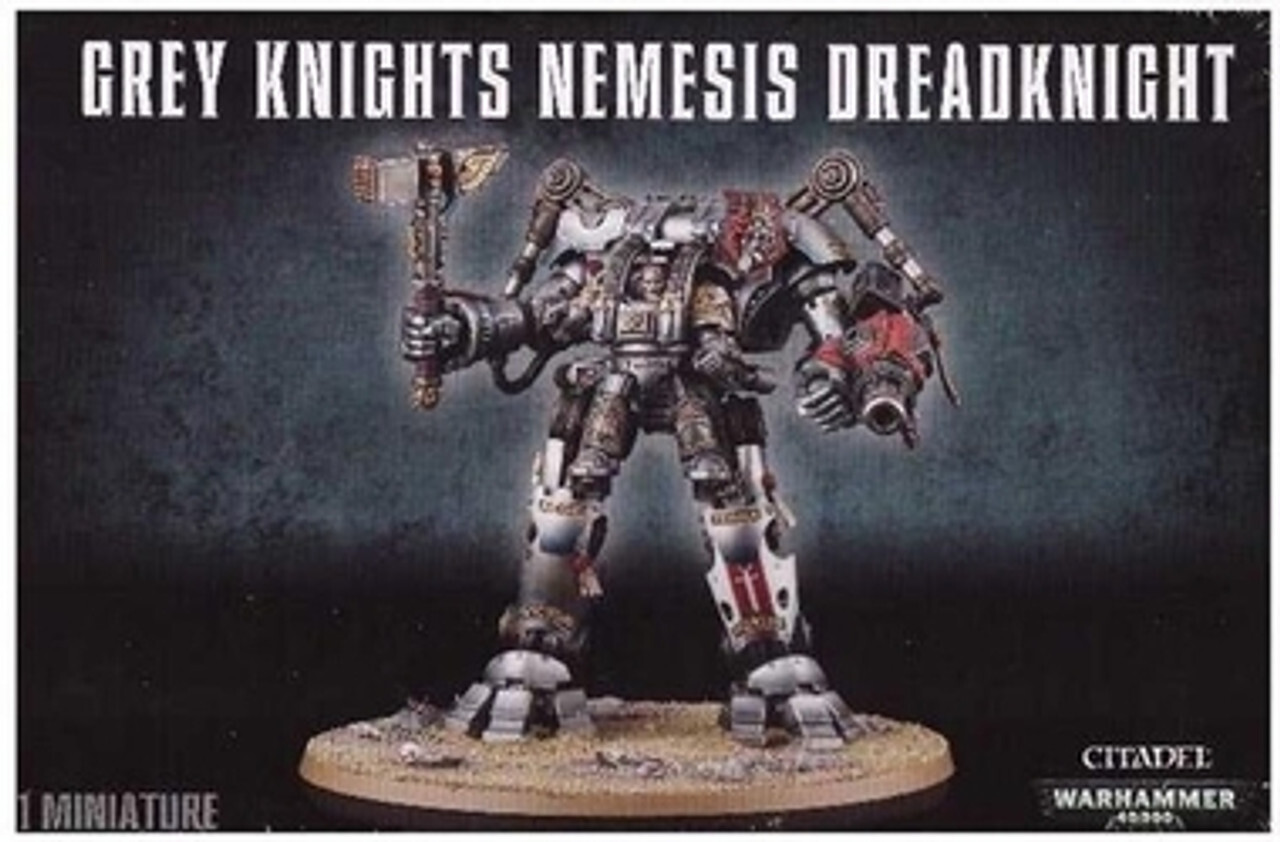 

Миниатюра Warhammer 40K: Grey Knights Nemesis Dreadknight