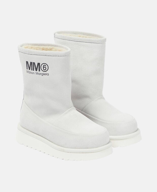 

Зимние сапоги MM6 Maison Margiela Kids, серый