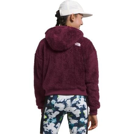 

Куртка Suave Oso с капюшоном и молнией во всю длину - для девочек The North Face, цвет Boysenberry