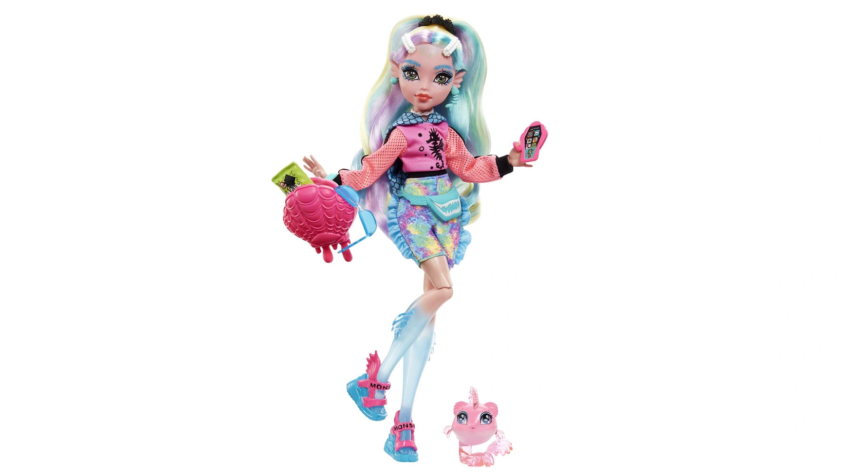 Кукла монстр хай лагуна блю Mattel школа монстров две монстрические истории blu ray