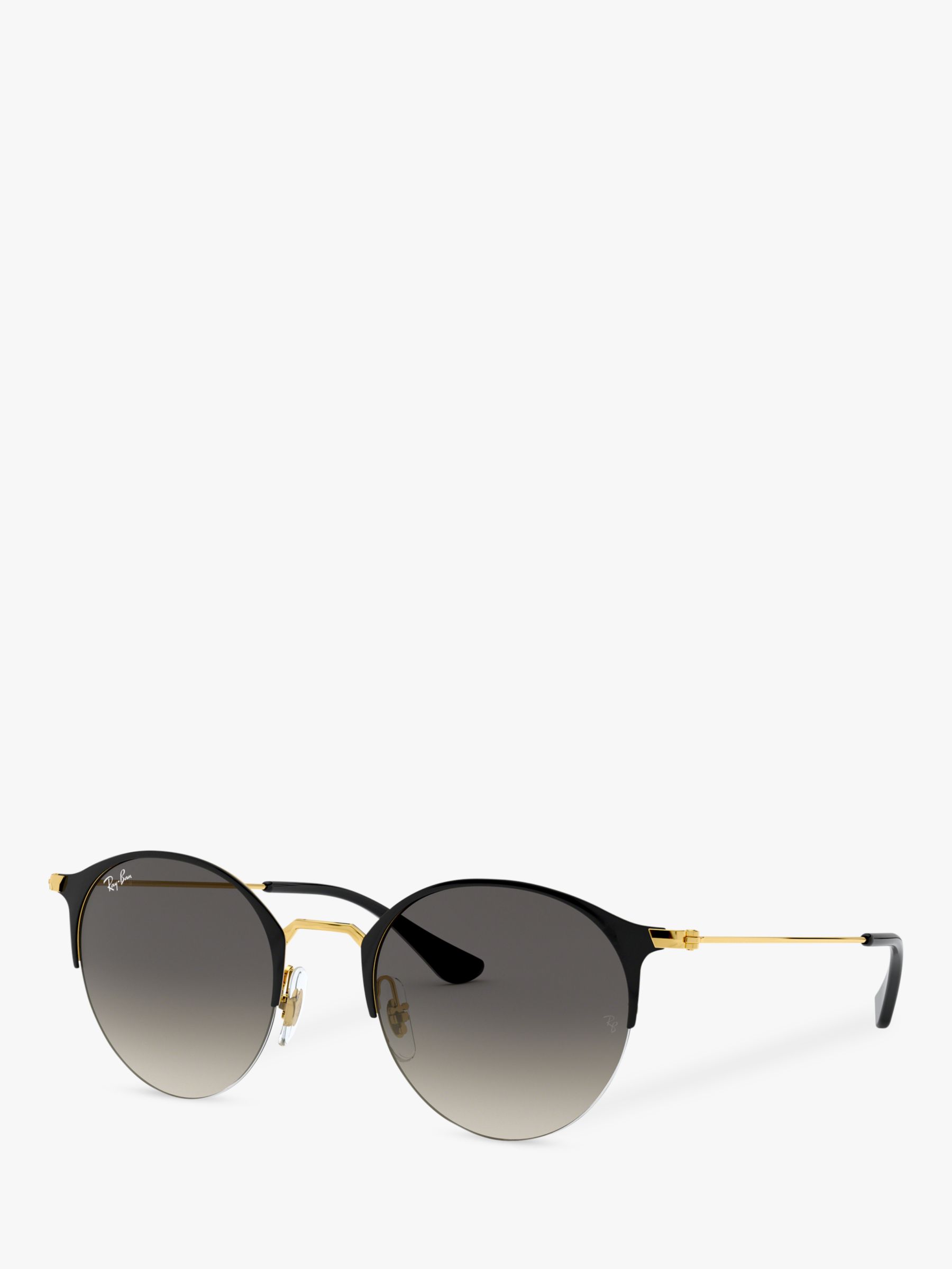 Женские овальные солнцезащитные очки Ray-Ban RB3578, черно-серые с градиентом 27751