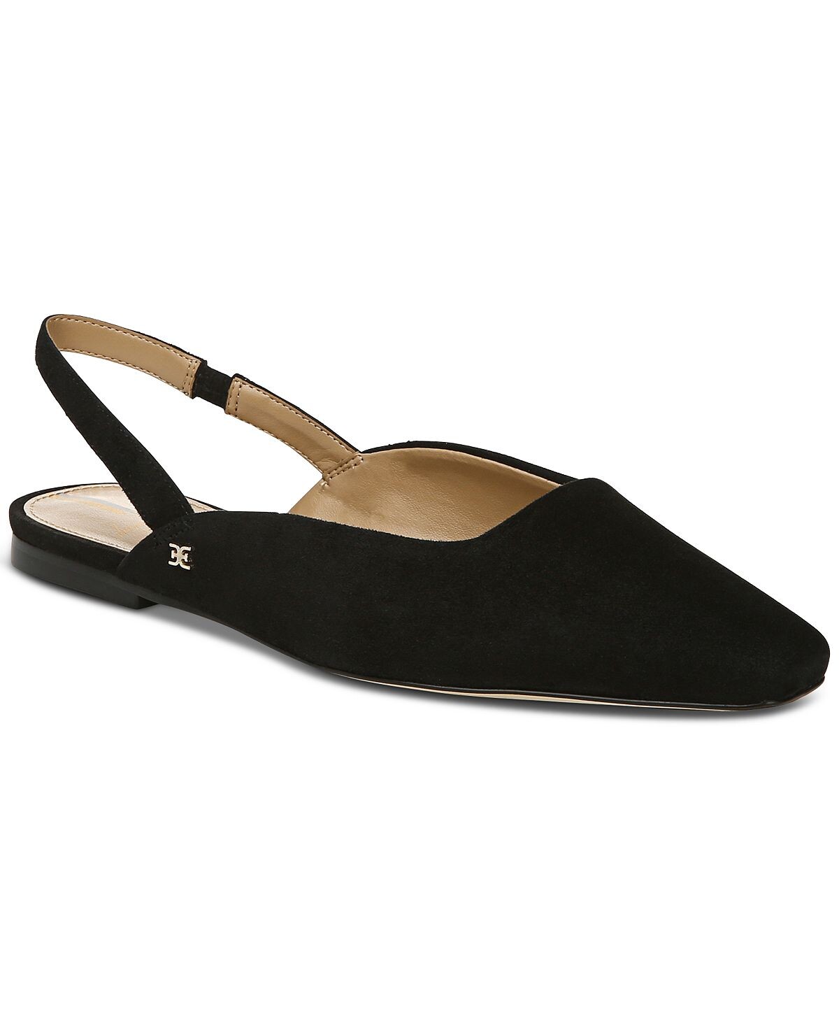 

Женские туфли на плоской подошве с коротким носком Connel с пяткой на пятке Sam Edelman, черный