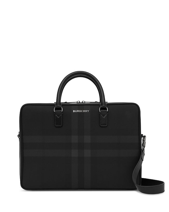 

Ainsworth Check и кожаный портфель Burberry, черный