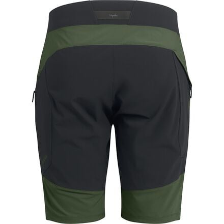 Легкие шорты Trail мужские Rapha, цвет Deep Olive Green/Black lightweight men