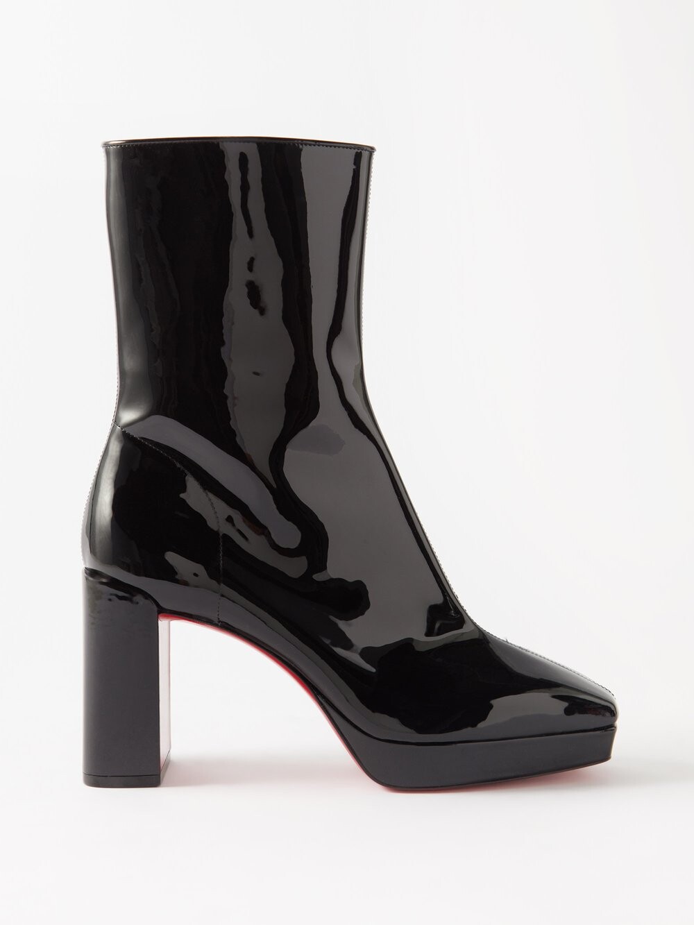 

Лакированные ботильоны alleo 90 Christian Louboutin, черный