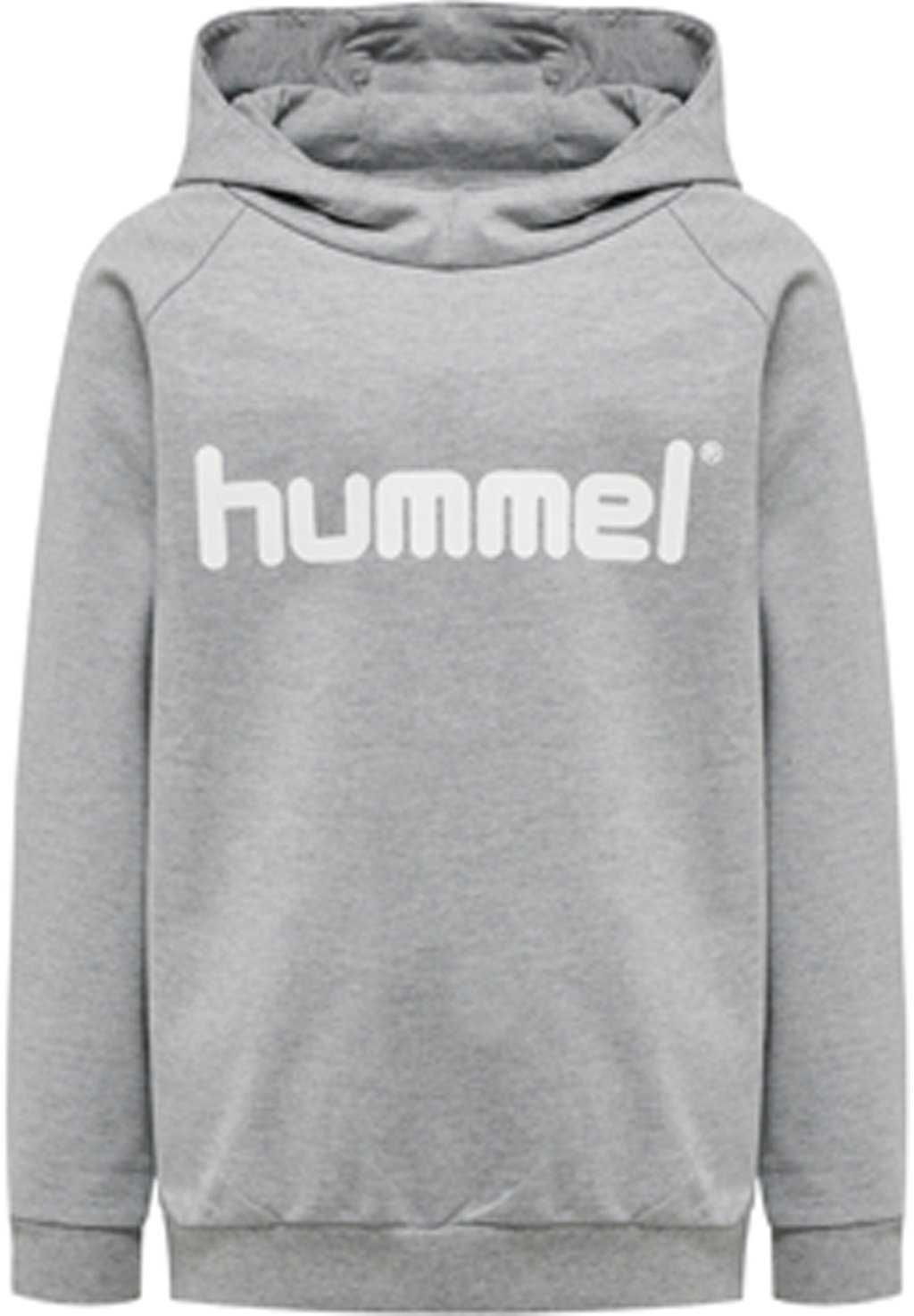 Толстовка Unisex Hoodie Logo Hummel, цвет grey melange