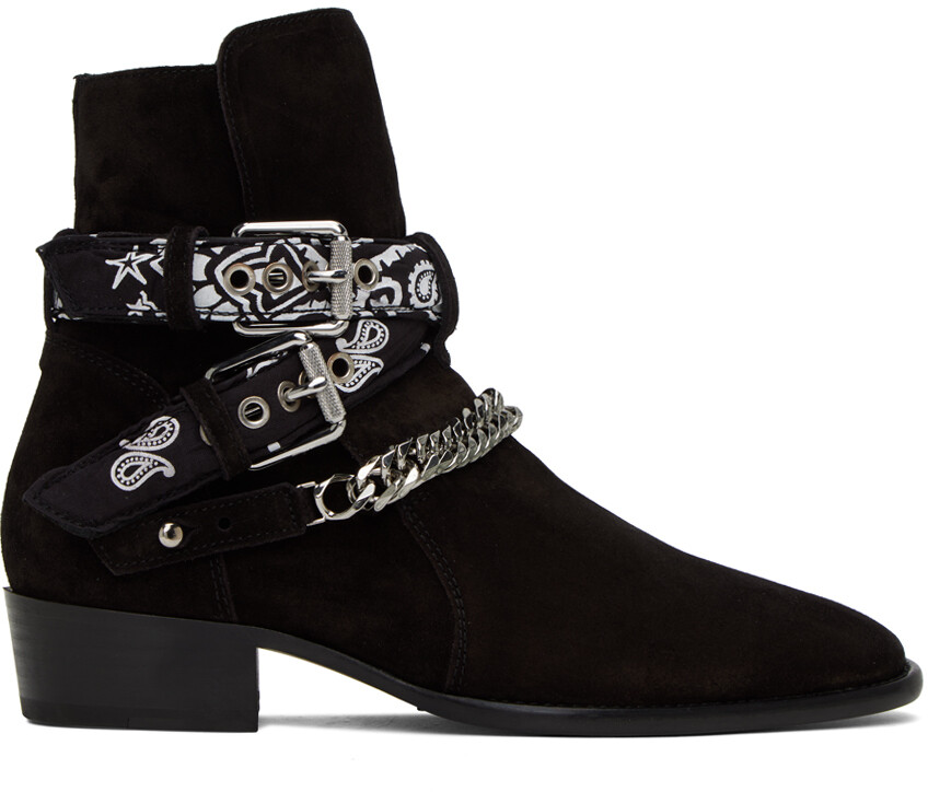 

Черные ботинки-банданы AMIRI, Черный