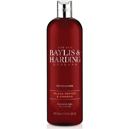 

Мужской гель для душа с черным перцем и женьшенем, 500 мл, Baylis & Harding