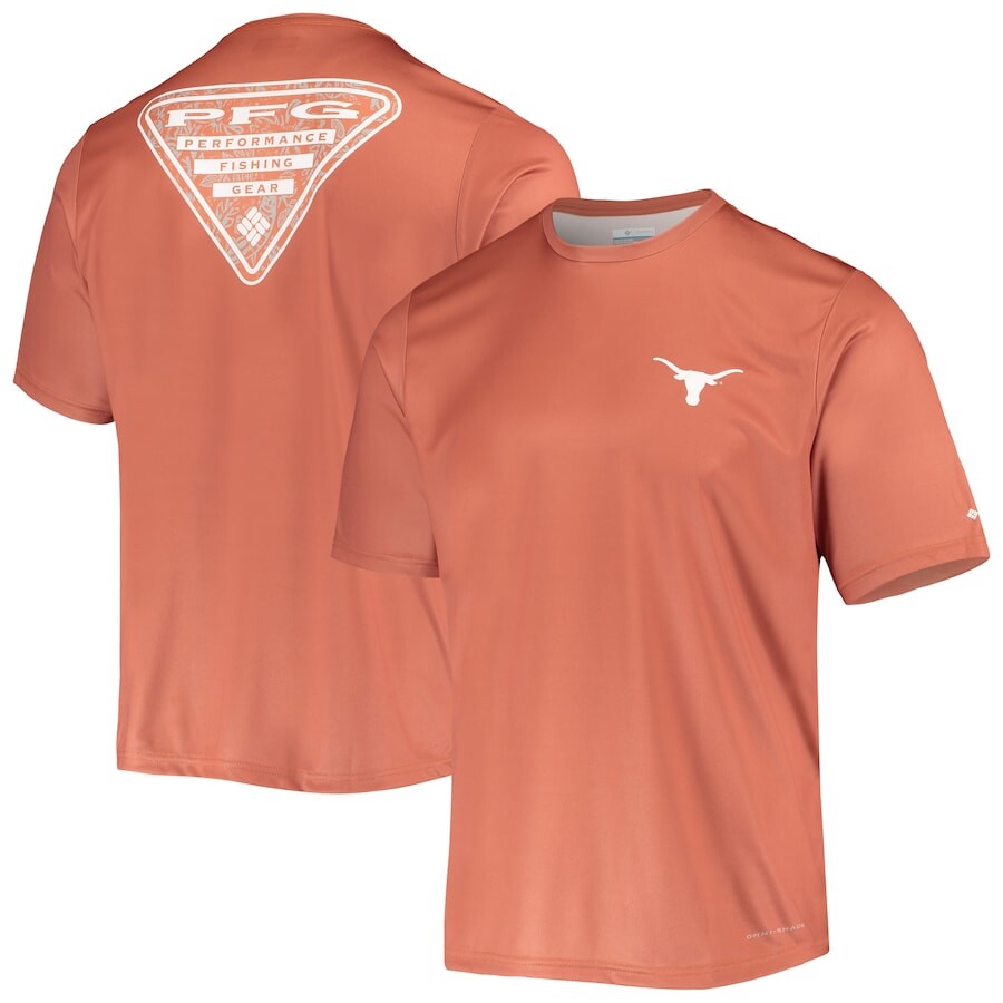 

Футболка с коротким рукавом Columbia Texas Longhorns, оранжевый
