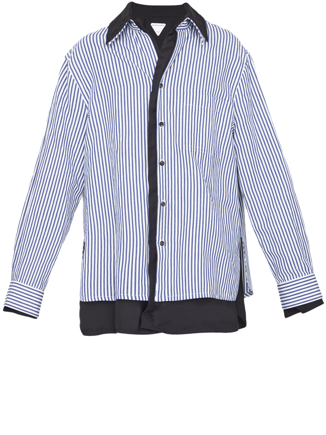 

Рубашка Bottega Veneta Double-layer, синий