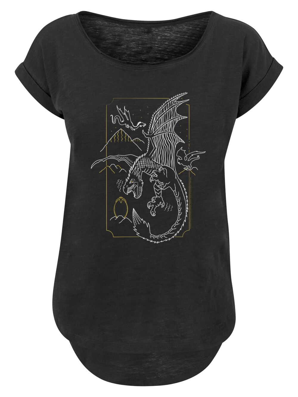 Рубашка F4Nt4Stic Harry Potter Dragon, черный