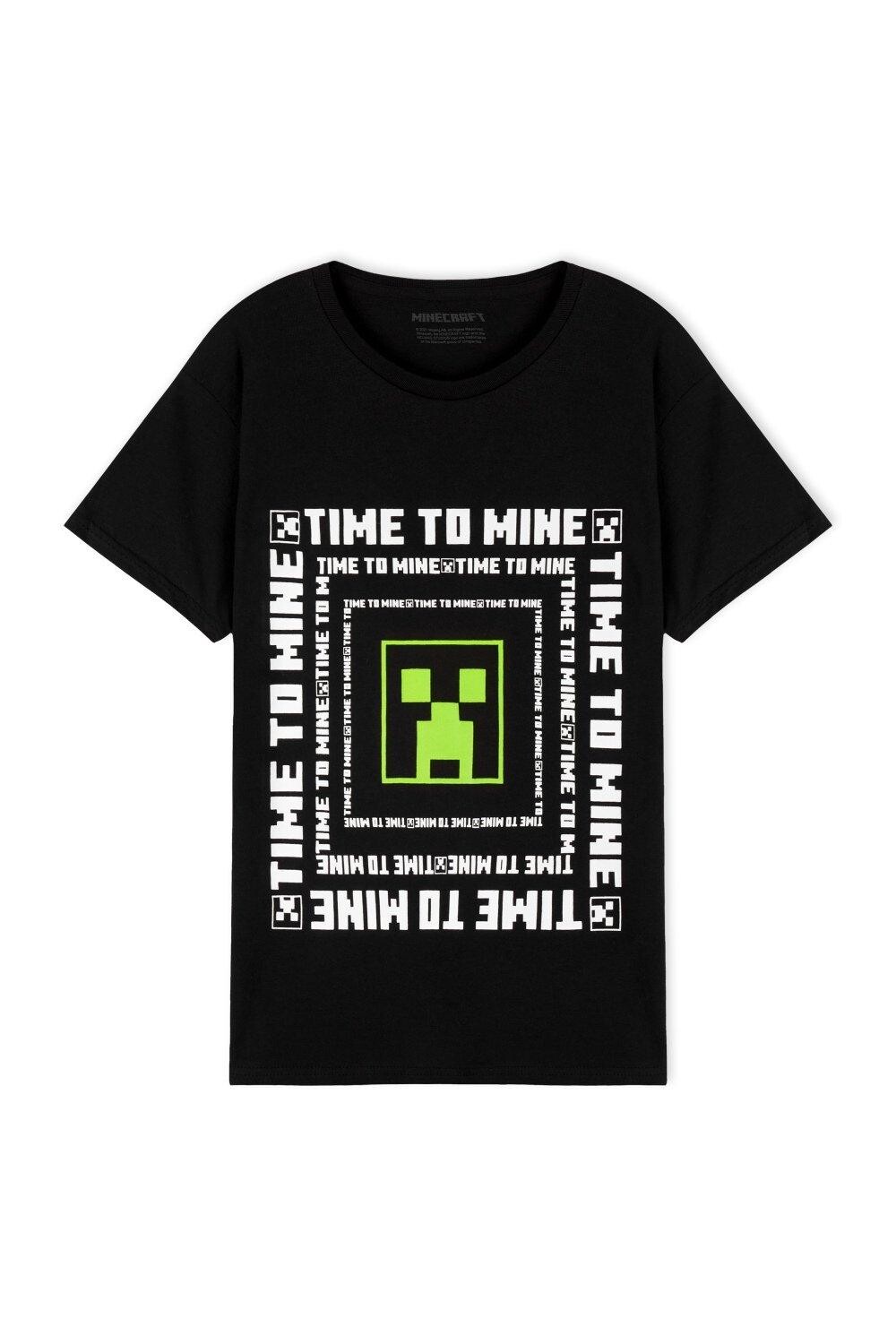 

Футболка с коротким рукавом Minecraft, черный