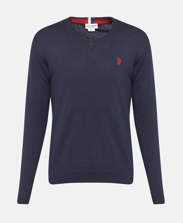 

Джемпер с длинными рукавами U.S. Polo Assn., темно-синий