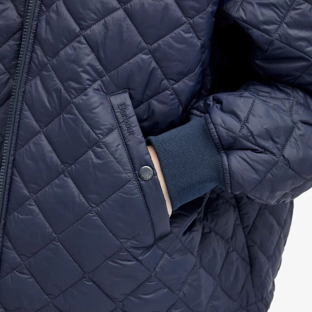 

Стеганая куртка Barbour Heritage + Flyer Field, синий
