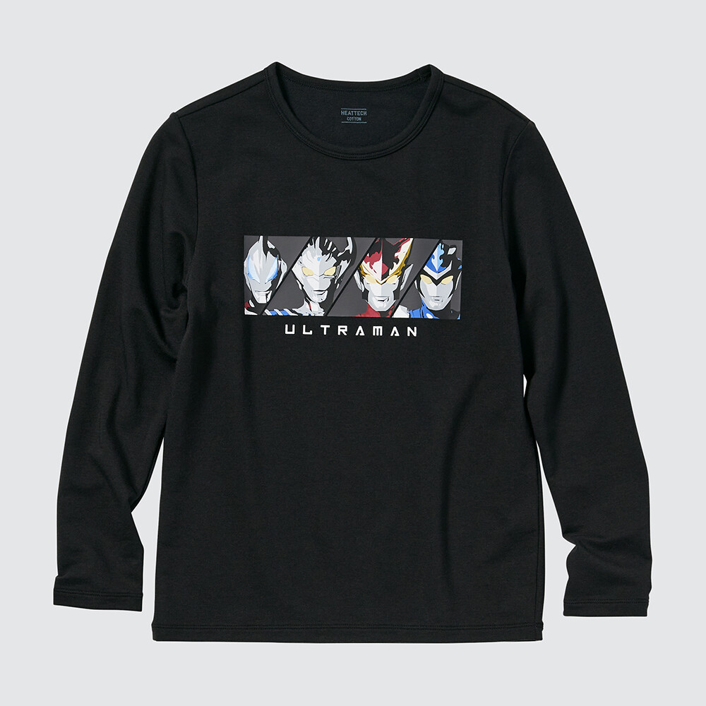 

Футболка Uniqlo Duoshuan ULTRAMANHT с круглым вырезом из смесового хлопка, черный
