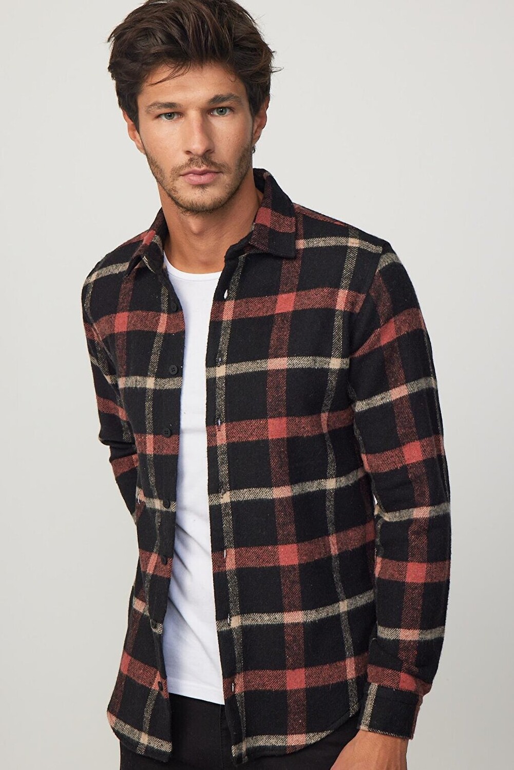

Мужская рубашка узкого кроя в клетку Lumberjack Slim Fit TUDORS, смешанный