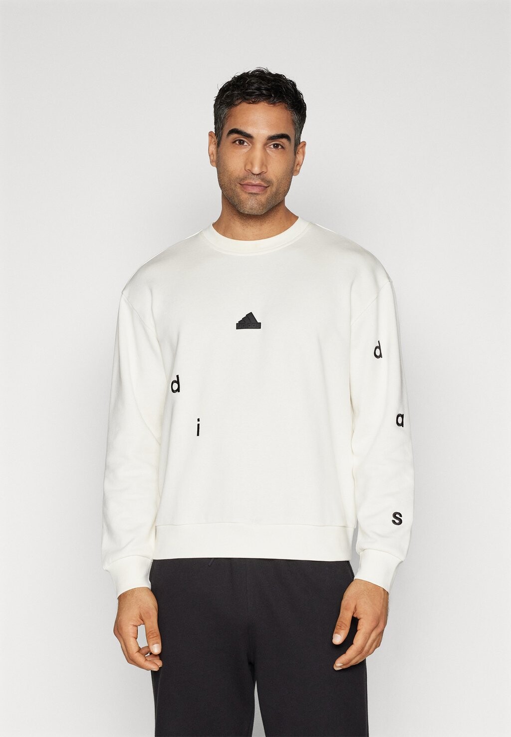 

Толстовка Embroidery French Terry adidas Sportswear, цвет off white