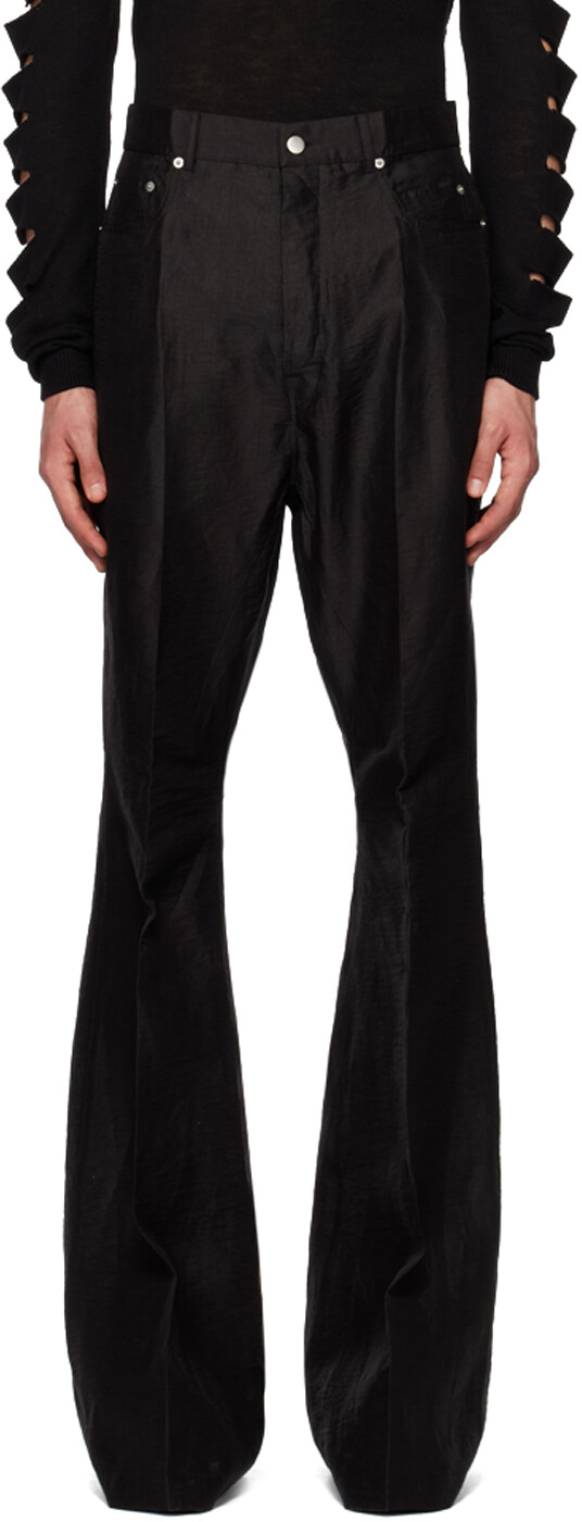 

Черные брюки Bolan Bootcut Rick Owens, Черный
