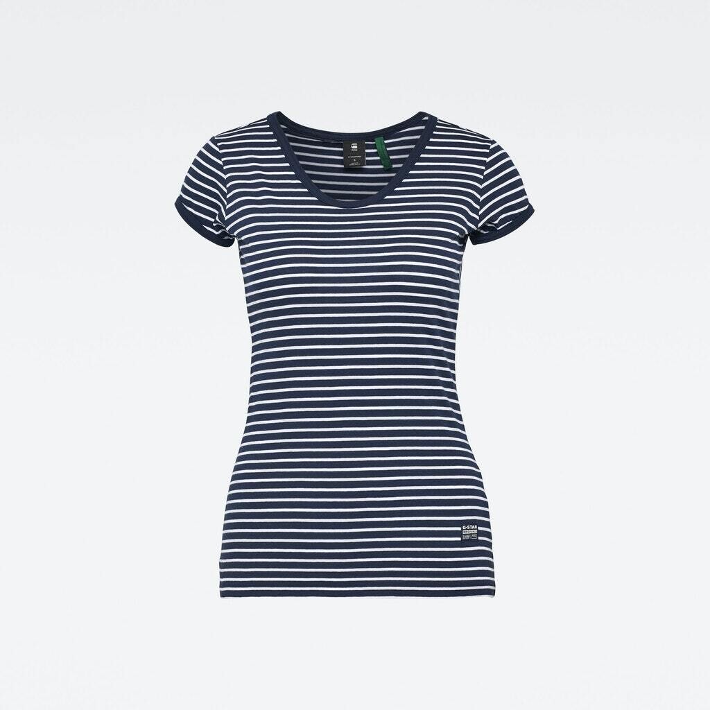 

Футболка G Star Raw, цвет Sartho Blue Elise Stripe
