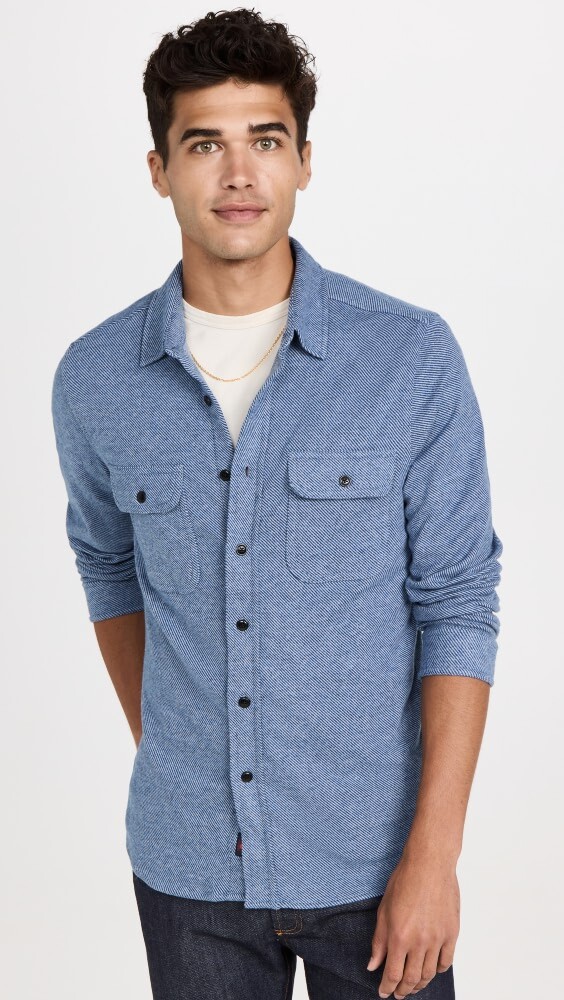 

Рубашка Faherty Legend Sweater, синий