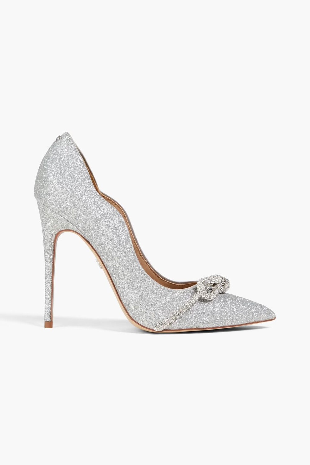

Туфли Deela из блестящей кожи с декором Sam Edelman, серебро