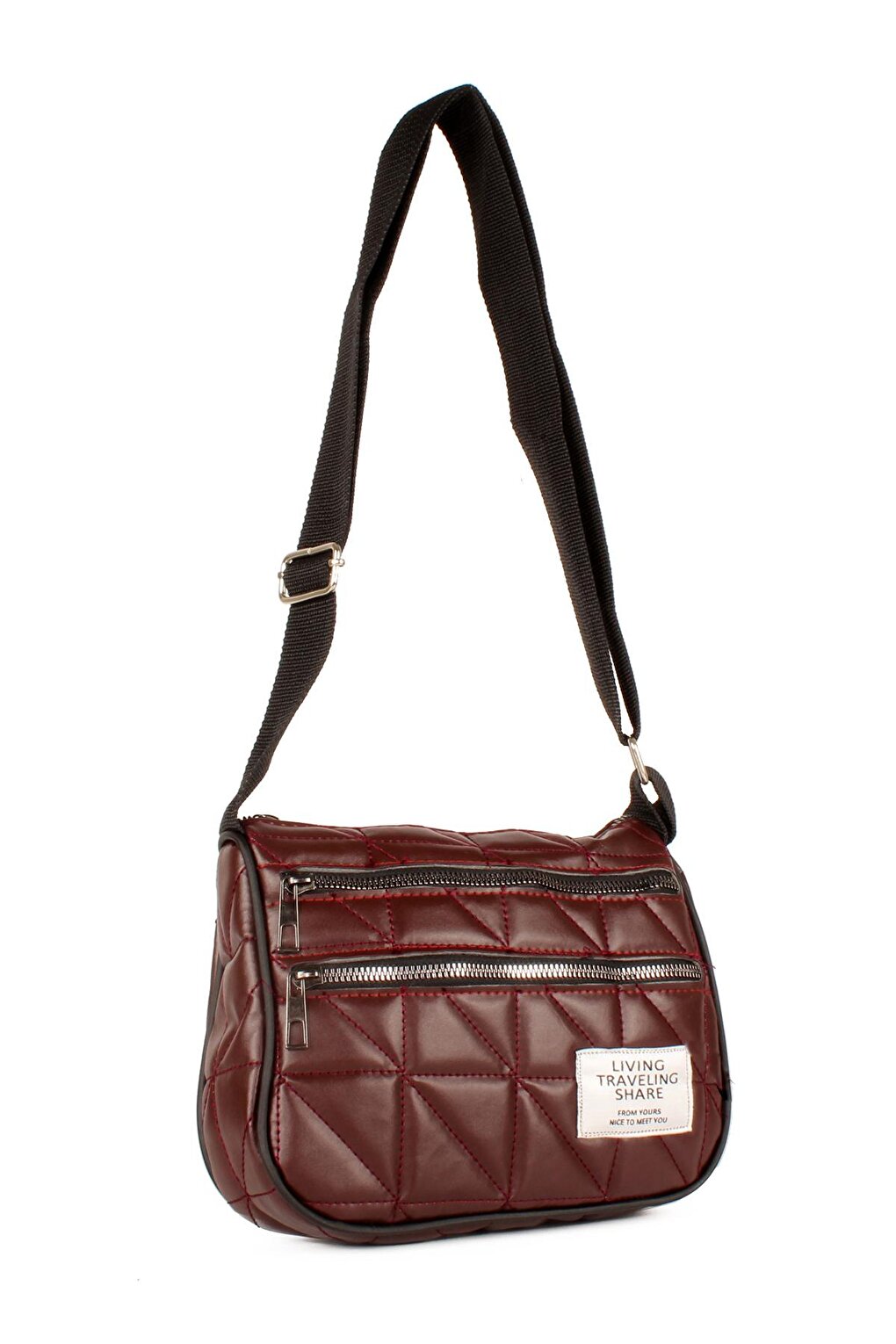 Женская повседневная сумка через плечо и через плечо с несколькими карманами (20585) Luwwe Bags, бургундия